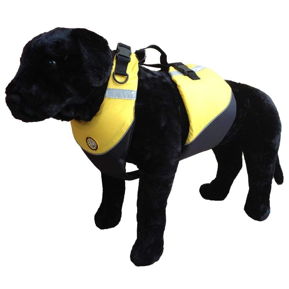 First Watch Qualifies for Free Shipping First Watch Flotation Dog Vest M Hi-Vis Yellow #AK-1000-HV-M