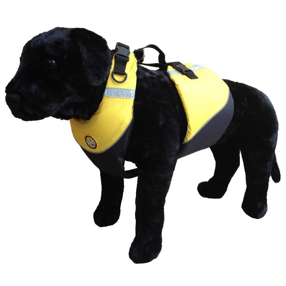 First Watch Qualifies for Free Shipping First Watch Flotation Dog Vest XL Hi-Vis Yellow #AK-1000-HV-XL