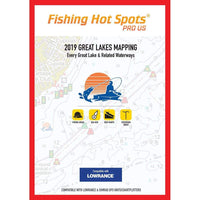 Fishing Hot Spots Qualifies for Free Shipping Fishing Hot Spots Pro GL Great Lakes 2019 #E229