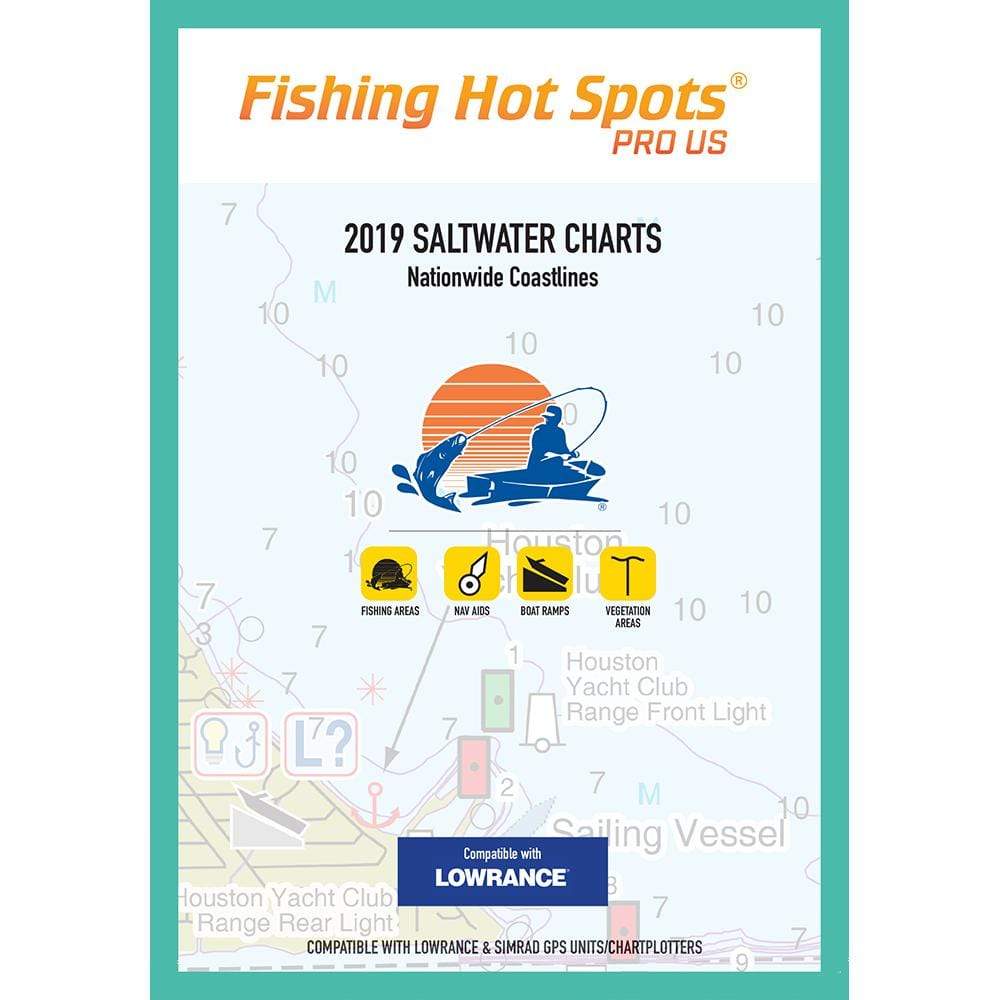 Fishing Hot Spots Qualifies for Free Shipping Fishing Hot Spots Pro SW Saltwater 2019 #E189