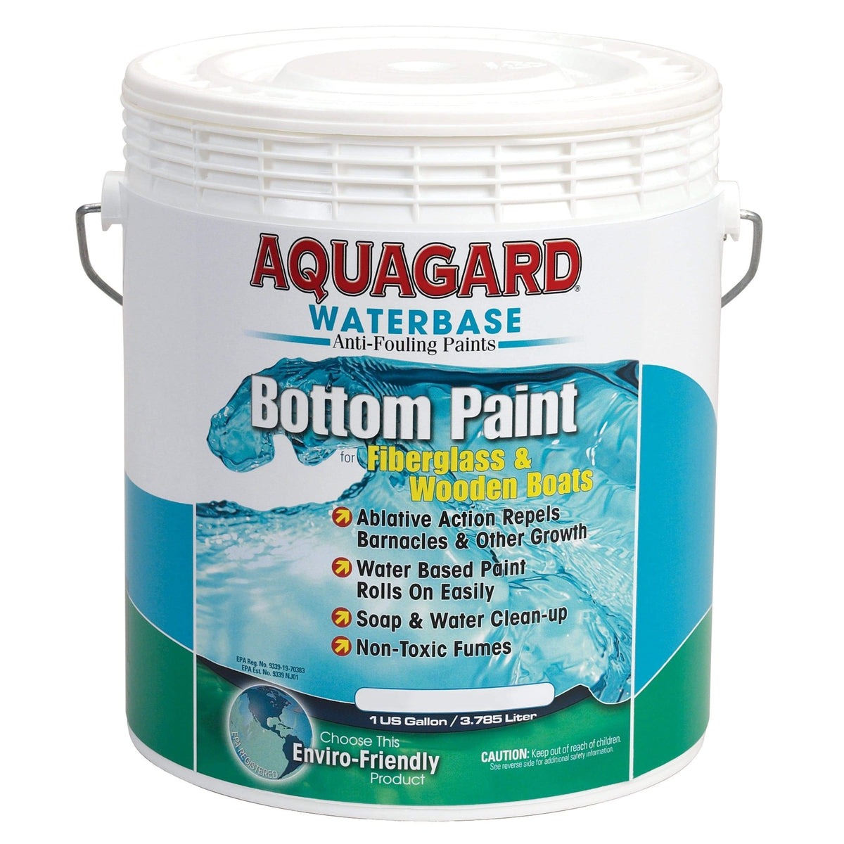 Flexdel Aquagard Antifoulant Bottom Paint-Gallon Black #10101