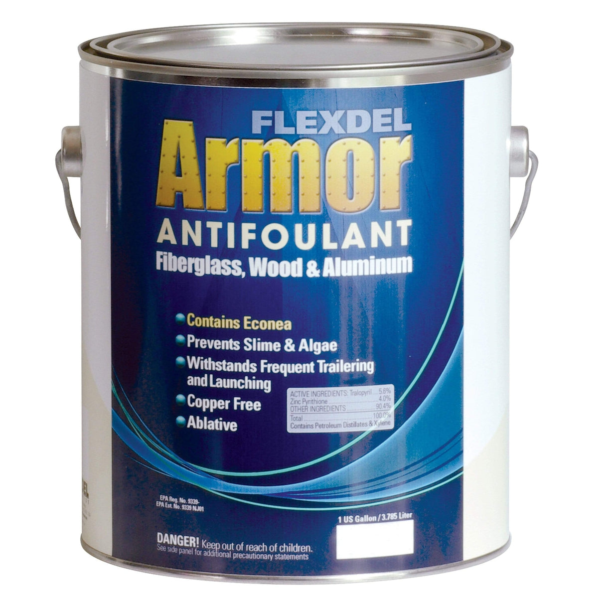 Flexdel Armor Antifoulant Paint-Gallon Blue #13103