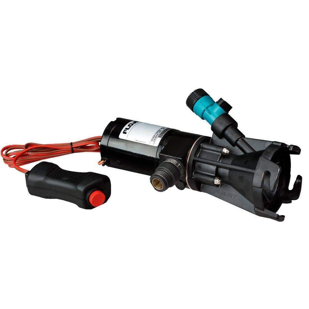 Flojet Qualifies for Free Shipping Flojet Portable Self-Priming RV Macerator Waste Pump Kit #18555000A