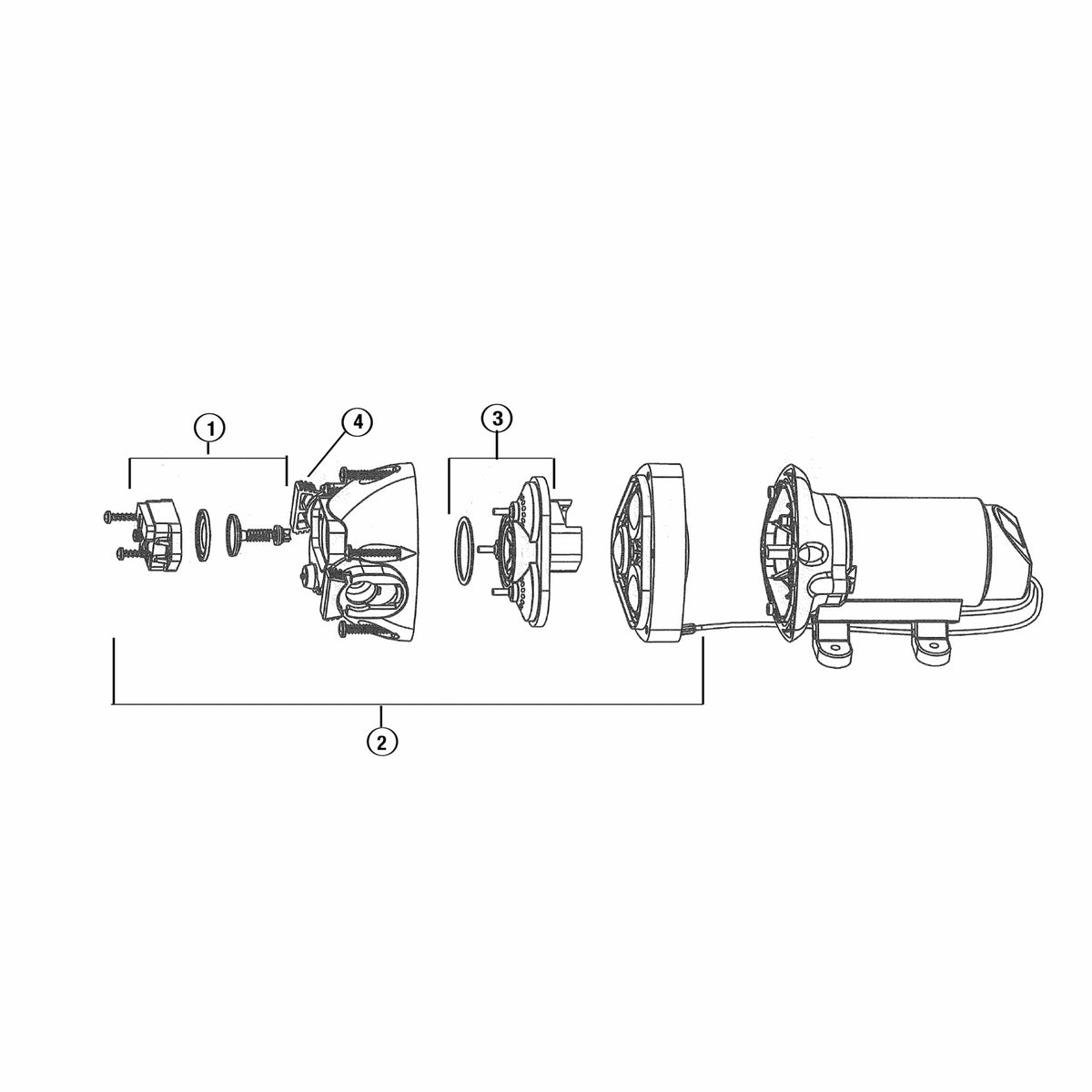 Flojet Qualifies for Free Shipping Flojet Triplex Diaphragm 3500 Series Check Valve Assembly #20407034