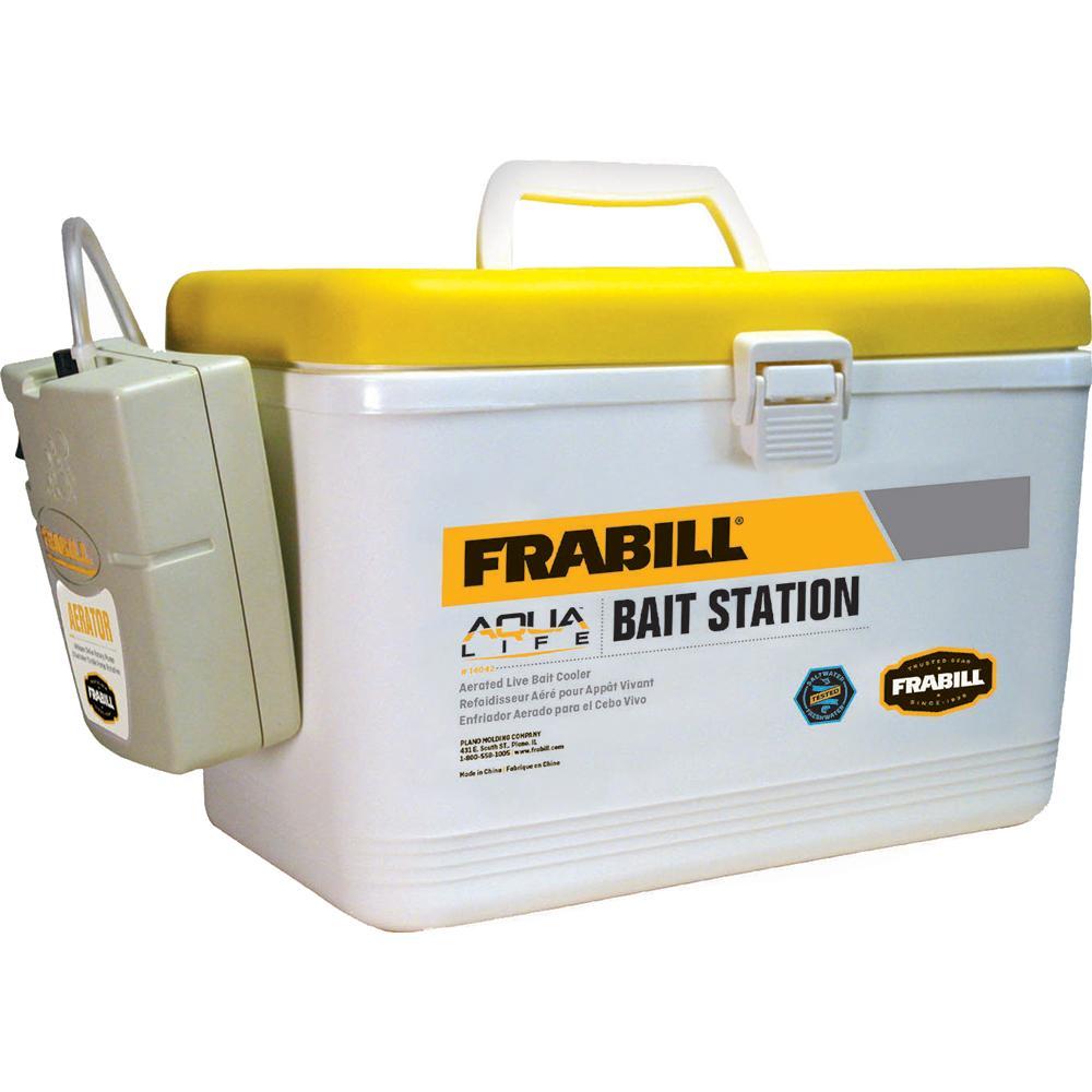 Frabill Qualifies for Free Shipping Frabill Bait Box with Aerator 8 Quart #14042