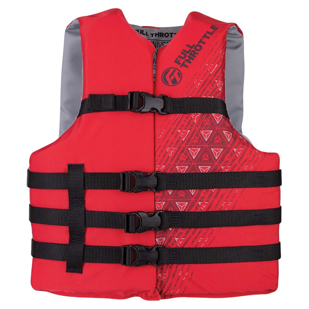 Full Throttle Qualifies for Free Shipping Full Throttle Adult Oversized Ski Life Jacket Red #112000-100-005-22