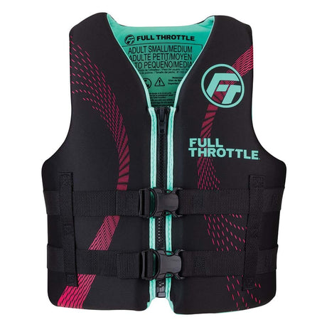 Full Throttle Qualifies for Free Shipping Full Throttle Adult Rapid Dry Jacket L/XL Aqua/Black #142100-505-050-22