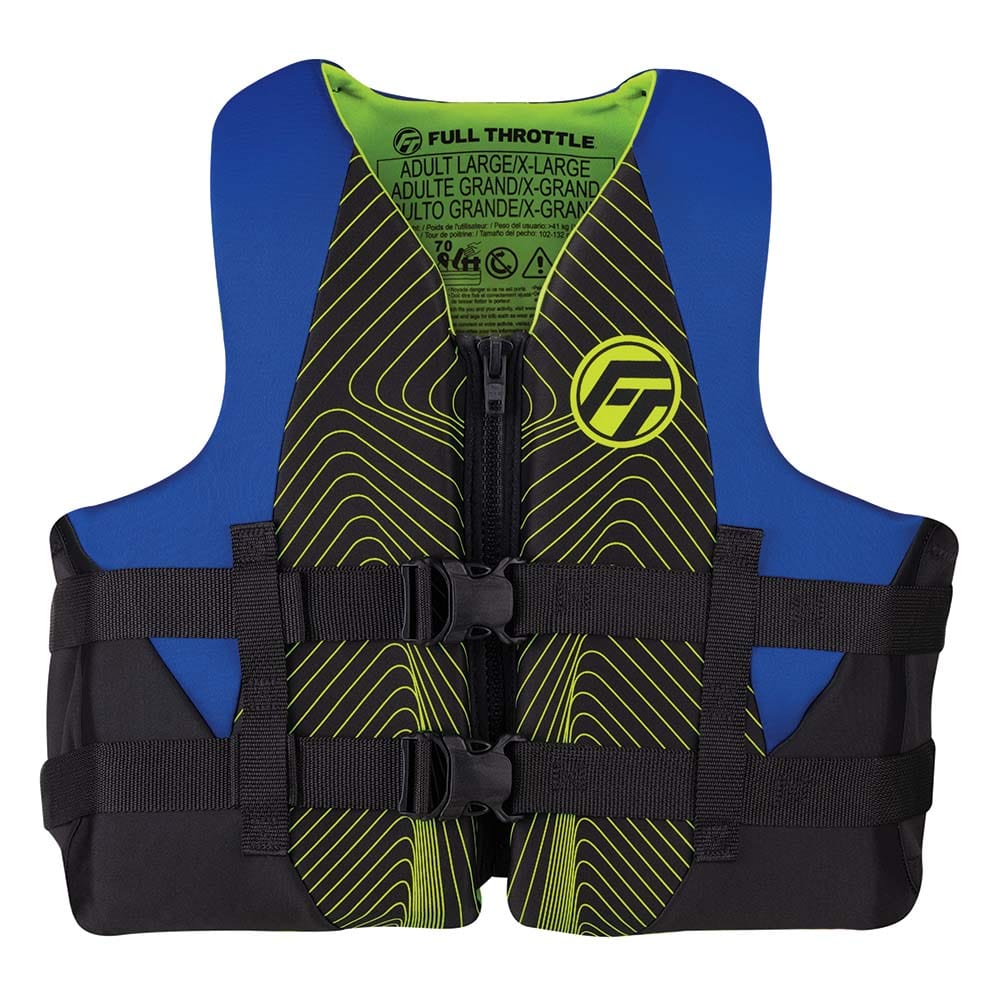 Full Throttle Qualifies for Free Shipping Full Throttle Adult Rapid Dry Jacket L/XLBlue/Black #142100-500-050-22