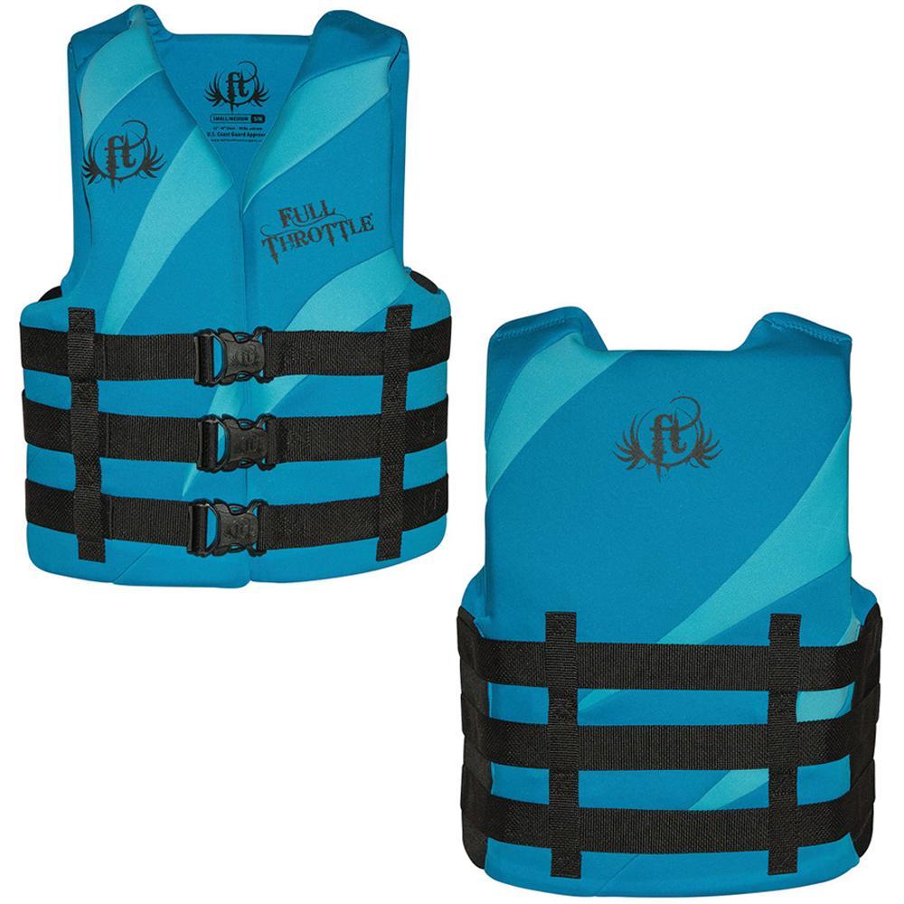 Full Throttle Qualifies for Free Shipping Full Throttle Adult Rapid Dry PFD Aqua L/XL #142000-505-050-16