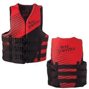Full Throttle Qualifies for Free Shipping Full Throttle Adult Rapid Dry PFD Red/Black S/M #142000-100-030-14