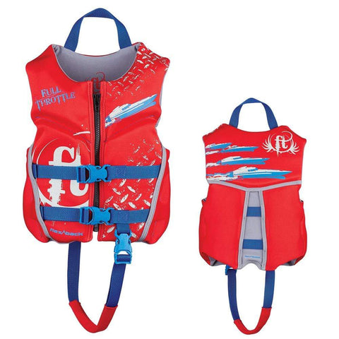 Full Throttle Qualifies for Free Shipping Full Throttle Child Hinged Rapid-Dry Life Vest Red #142500-100-001-15