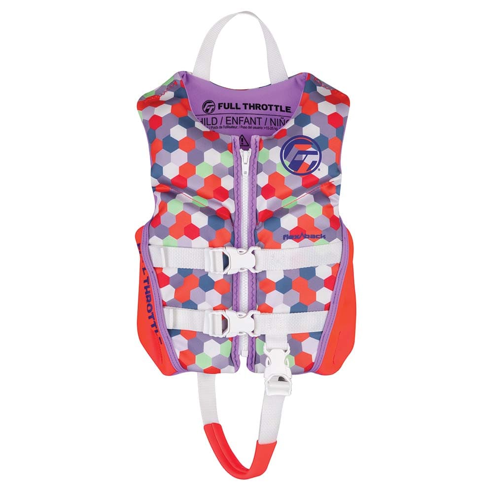 Full Throttle Qualifies for Free Shipping Full Throttle Child Rapid Dry Flex-Back Life Jacket Pink #142500-105-001-22