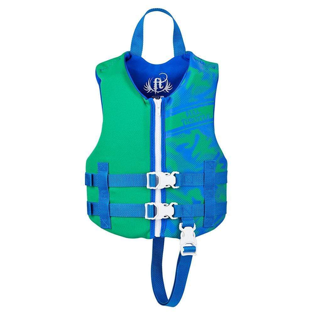 Full Throttle Qualifies for Free Shipping Full Throttle Child Rapid Dry PFD Green 30-50 lb #142100-400-001-19