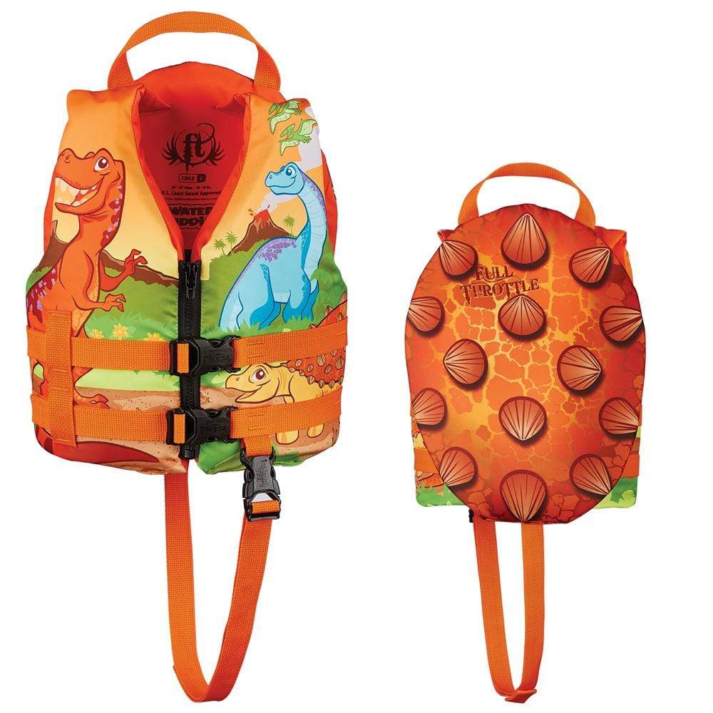 Full Throttle Qualifies for Free Shipping Full Throttle Child Water Buddies Vest Dinosaurs #104300-200-001-15