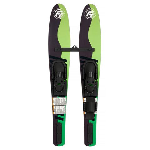 Full Throttle Qualifies for Free Shipping Full Throttle Shaped Junior Water Skis Green #330100-400-999-22
