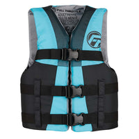 Full Throttle Qualifies for Free Shipping Full Throttle Teen Nylon Life Jacket Aqua/Black #112200-505-010-22