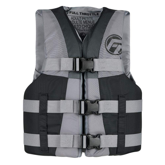 Full Throttle Qualifies for Free Shipping Full Throttle Teen Nylon Life Jacket Gray/Black #112200-701-010-22