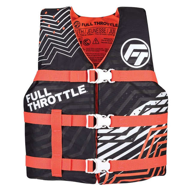 Full Throttle Qualifies for Free Shipping Full Throttle Youth Nylon Life Jacket Pink/Black #112200-105-002-22