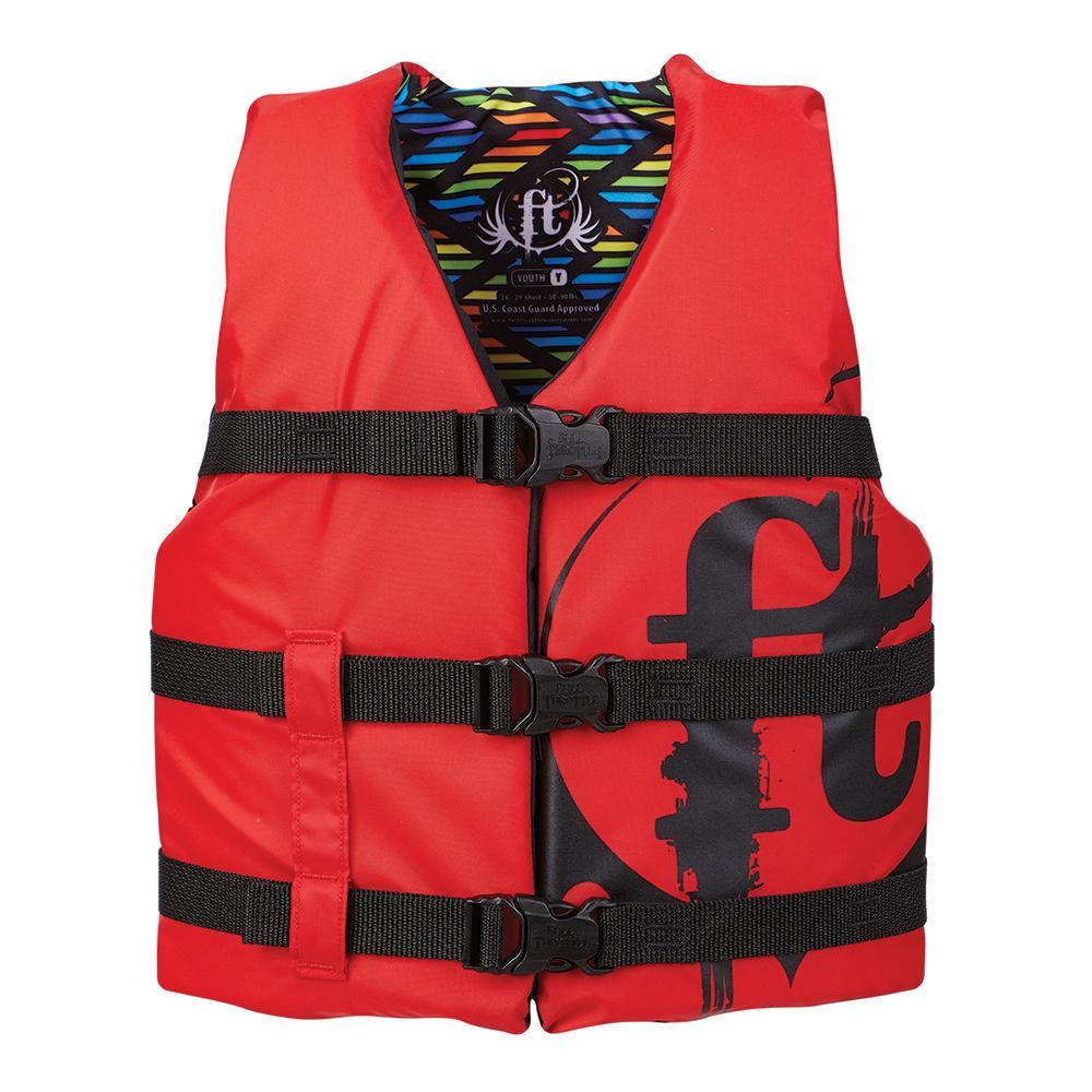Full Throttle Qualifies for Free Shipping Full Throttle Youth Nylon Life Jacket Red #112200-100-002-19