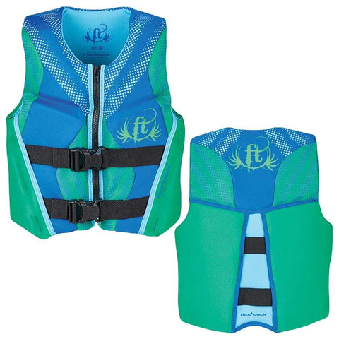 Full Throttle Qualifies for Free Shipping Full Throttle Youth Rapid Dry Flex-Back Life Vest Green #142500-400-002-19