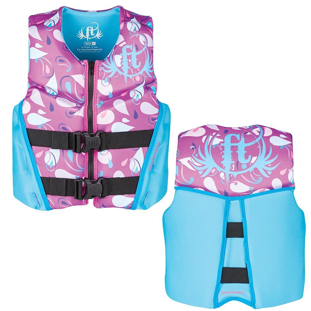 Full Throttle Qualifies for Free Shipping Full Throttle Youth Rapid Dry Flex-Back Life Vest Purple #142500-600-002-19