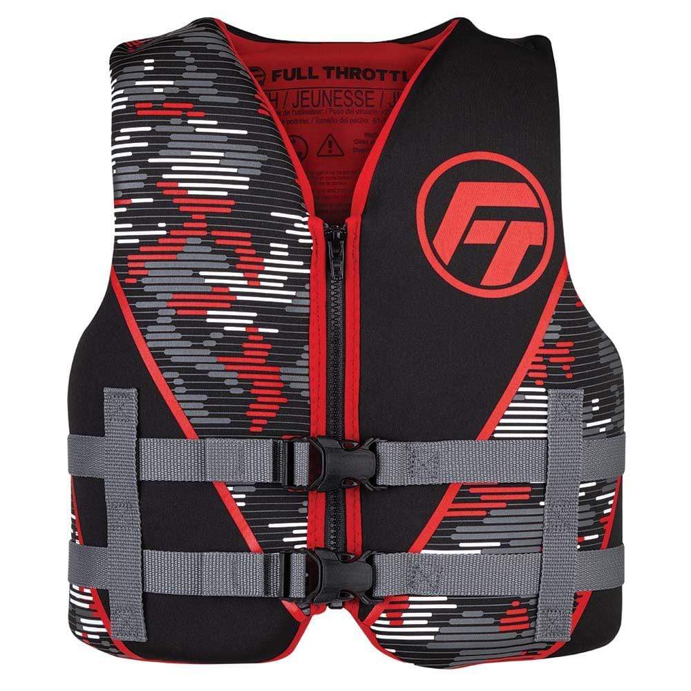 Full Throttle Qualifies for Free Shipping Full Throttle Youth Rapid Dry Life Jacket Red/Black #142100-100-002-22