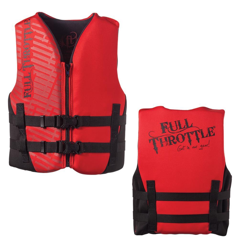 Full Throttle Qualifies for Free Shipping Full Throttle Youth Rapid Dry PFD Red/Black 50-90 lb #142100-100-002-19