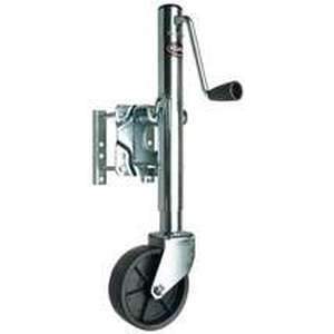 Fulton Qualifies for Free Shipping Fulton 1000 lb Zinc-Plated Swivel Jack with 6" Poly Wheel #EJ10000101