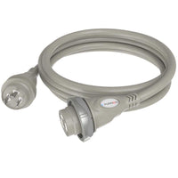 Furrion 30a 125v Marine Cordset 25' Sliver with LED #F30P25-SS