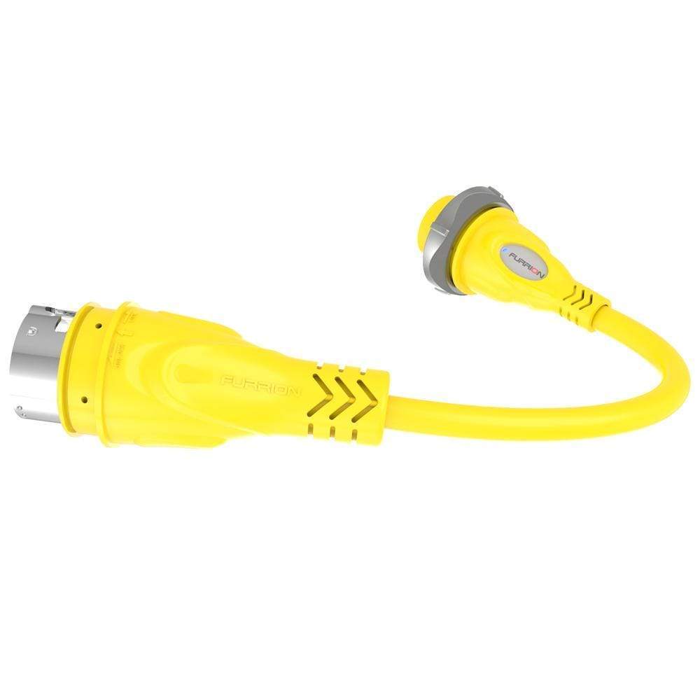 Furrion Pigtail Adapter 30a Female to 50a 125v Male LED #FP3050-SY