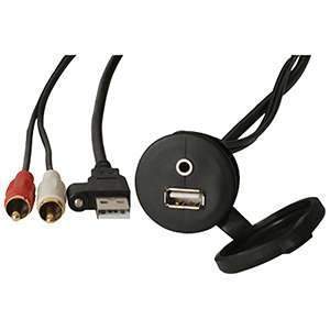 Fusion Qualifies for Free Shipping FUSION MS-CBUSB3.5 Panel Mount USB/3.5mm Headphone Jack #010-12381-00