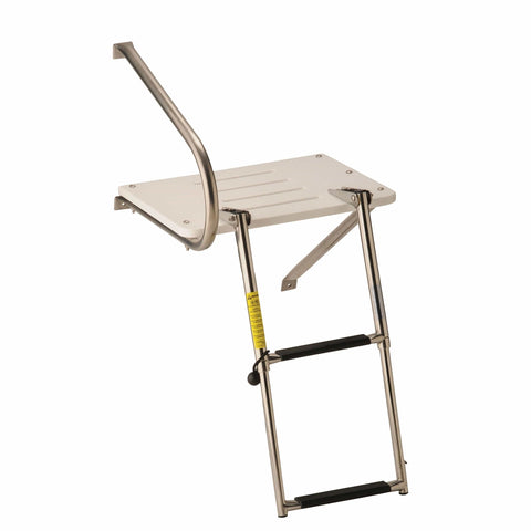 Garelick Qualifies for Free Shipping Garelick 2-Step Outboard Swim Platform with Ladder #19537