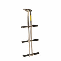 Garelick Qualifies for Free Shipping Garelick 3-Step Telescoping Stainless Ladder #19626