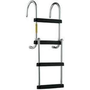 Garelick Qualifies for Free Shipping Garelick 4-Step Removable Pontoon Boarding Ladder #12350