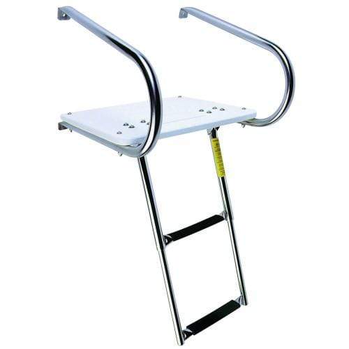 Garelick Qualifies for Free Shipping Garelick Inboard/Outboard Swim Platform with Telescoping Ladder #19546