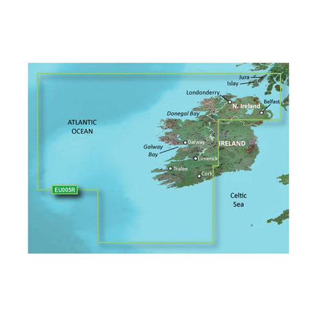 Garmin Qualifies for Free Shipping Garmin Bluecahrt G2 HXEU005R Ireland West Coast #010-C0764-20