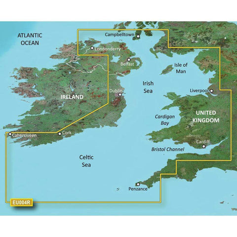 Garmin Qualifies for Free Shipping Garmin Bluechart G2 HXEU004R Irish Sea Micro SD/SD #010-C0763-20