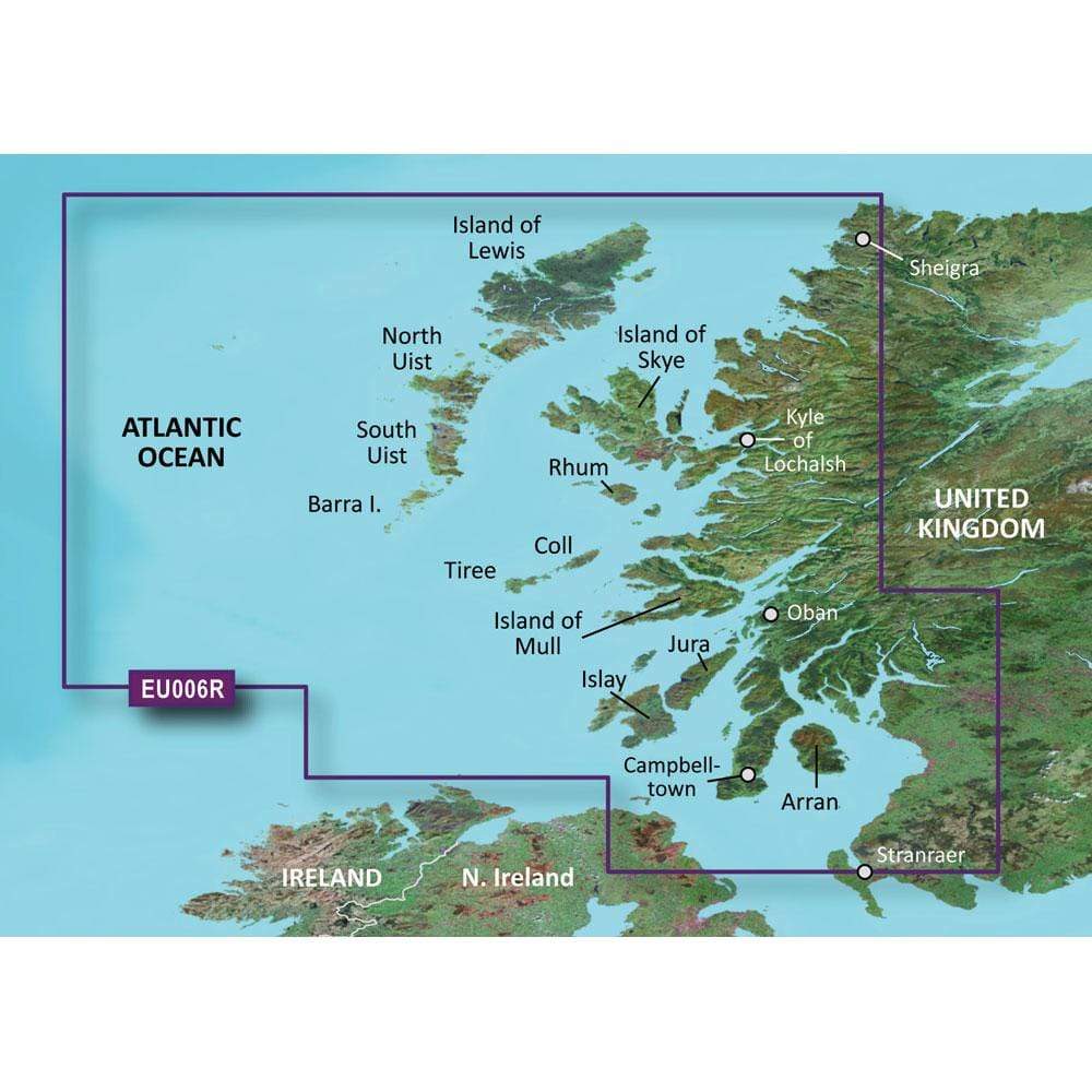 Garmin Qualifies for Free Shipping Garmin Bluechart G2 HXEU006R Scotland West Coast #010-C0765-20