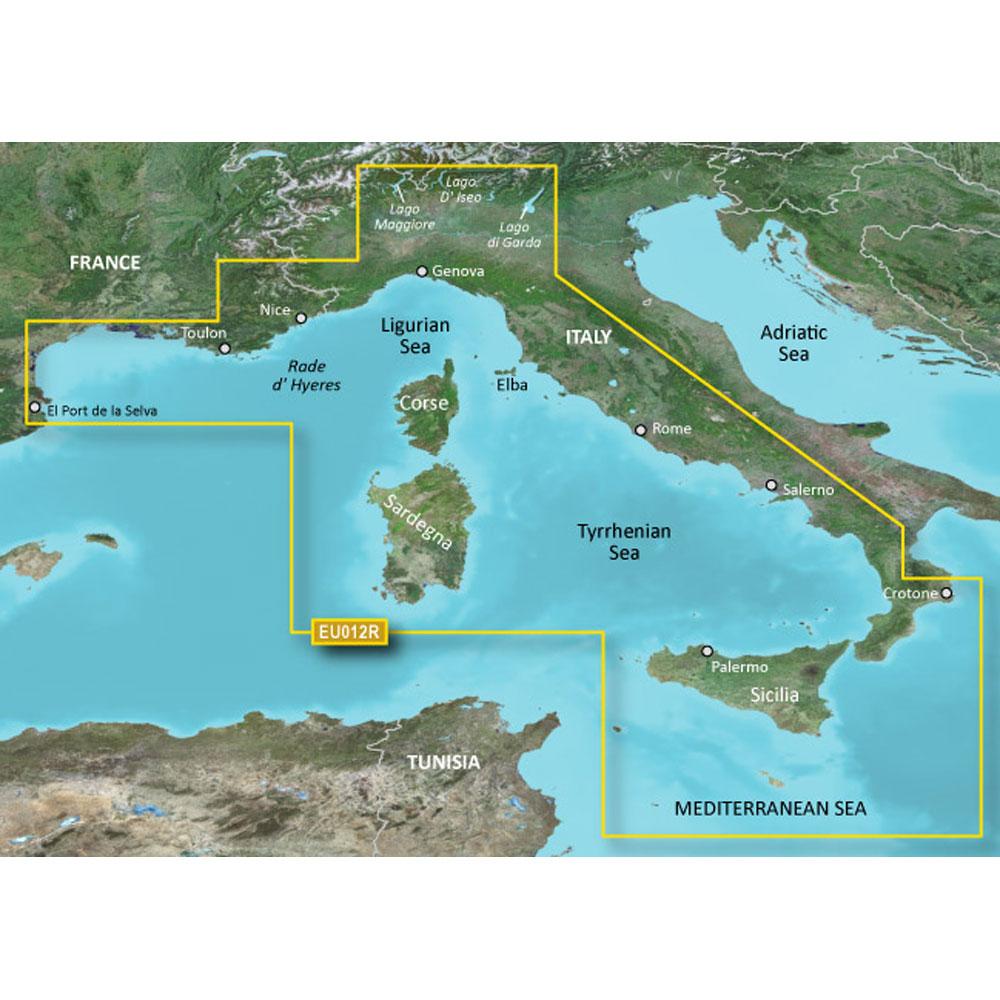 Garmin Qualifies for Free Shipping Garmin Bluechart G2 HXEU012R Italy West Coast MicroSD/SD #010-C0770-20