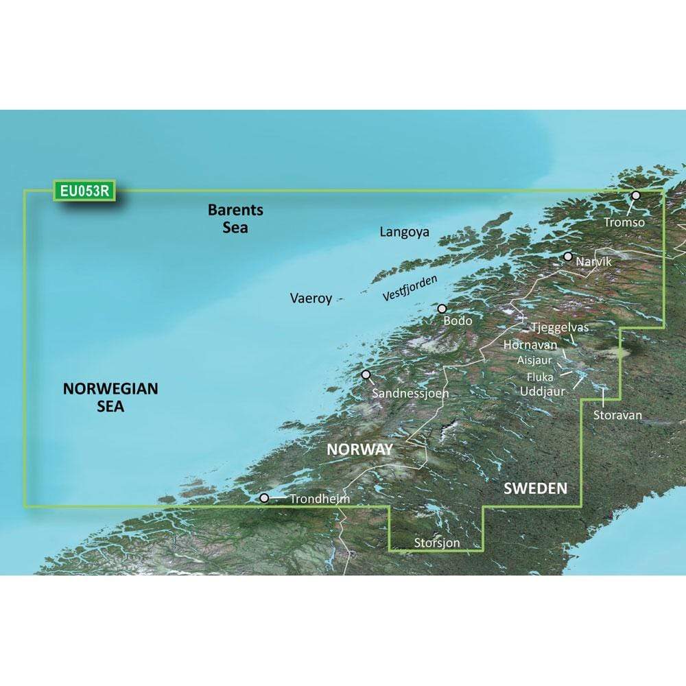 Garmin Qualifies for Free Shipping Garmin Bluechart G2 HXEU053R Trondheim Tromso MicroSD/SD #010-C0789-20