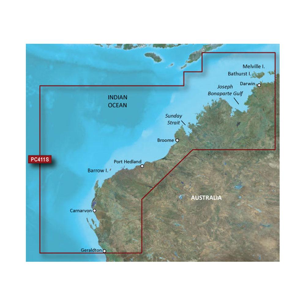 Garmin Qualifies for Free Shipping Garmin Bluechart G2 HXPC411S Geraldton to Darwin #010-C0869-20