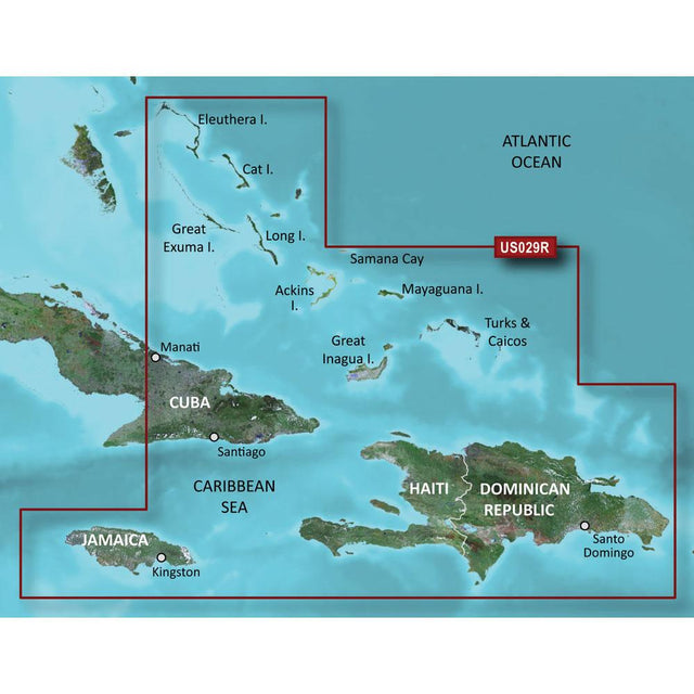 Garmin Qualifies for Free Shipping Garmin Bluechart G2 HXUS029R Southern Bahamas MicroSD/SD #010-C0730-20
