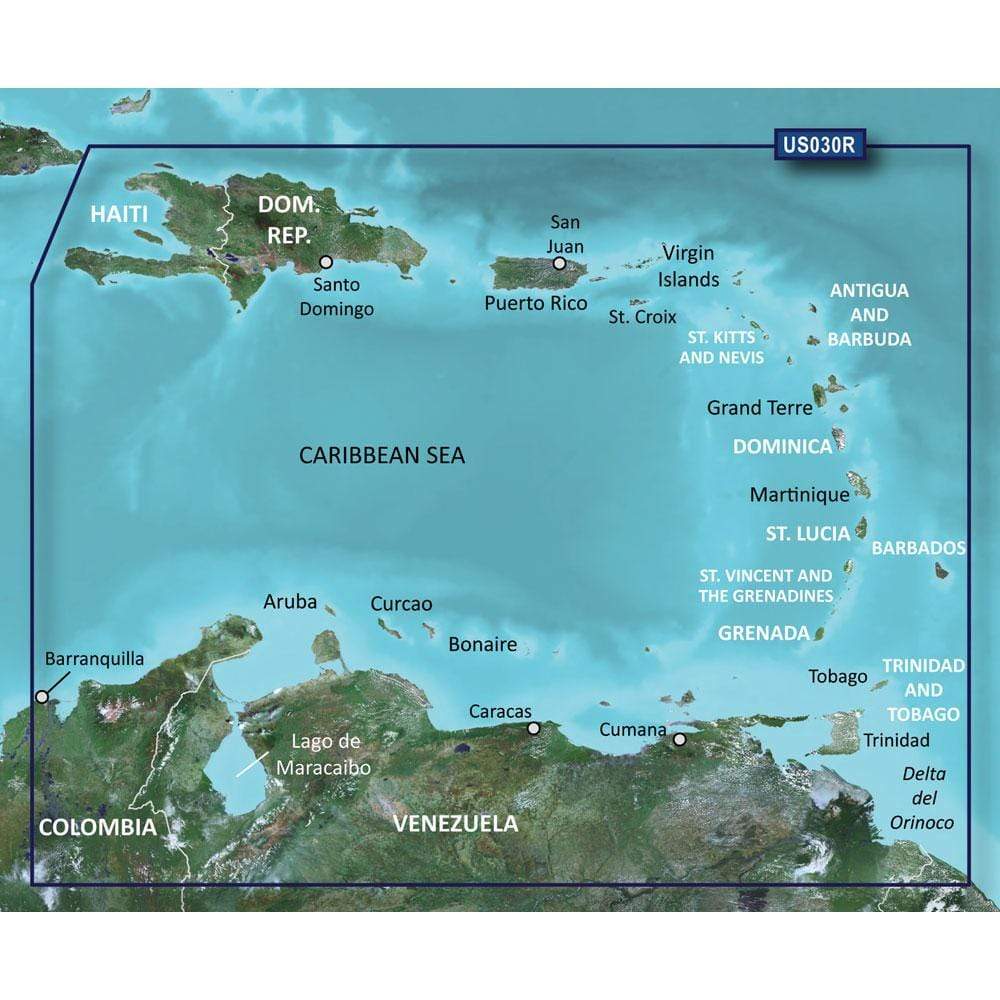 Garmin Qualifies for Free Shipping Garmin Bluechart G2 HXUS030R Southeast Caribbean #010-C0731-20