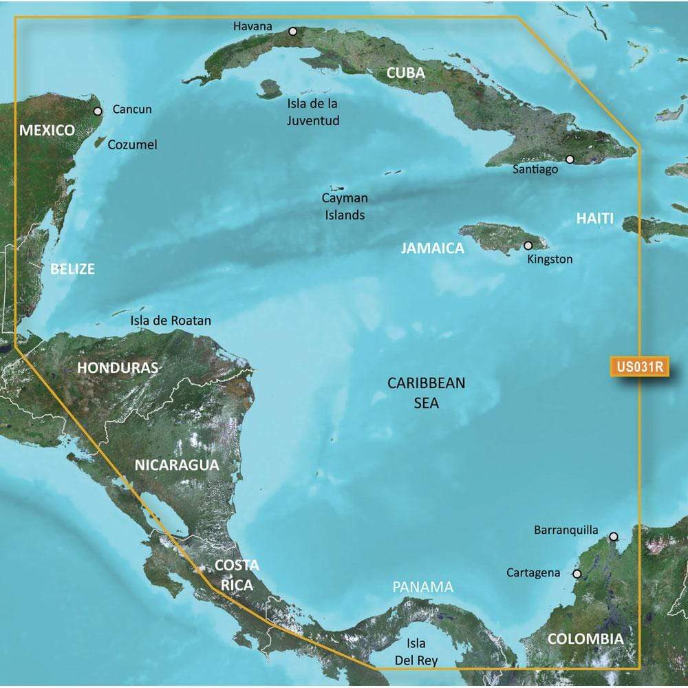Garmin Qualifies for Free Shipping Garmin Bluechart G2 HXUS031 Southwest Caribbean #010-C0732-20