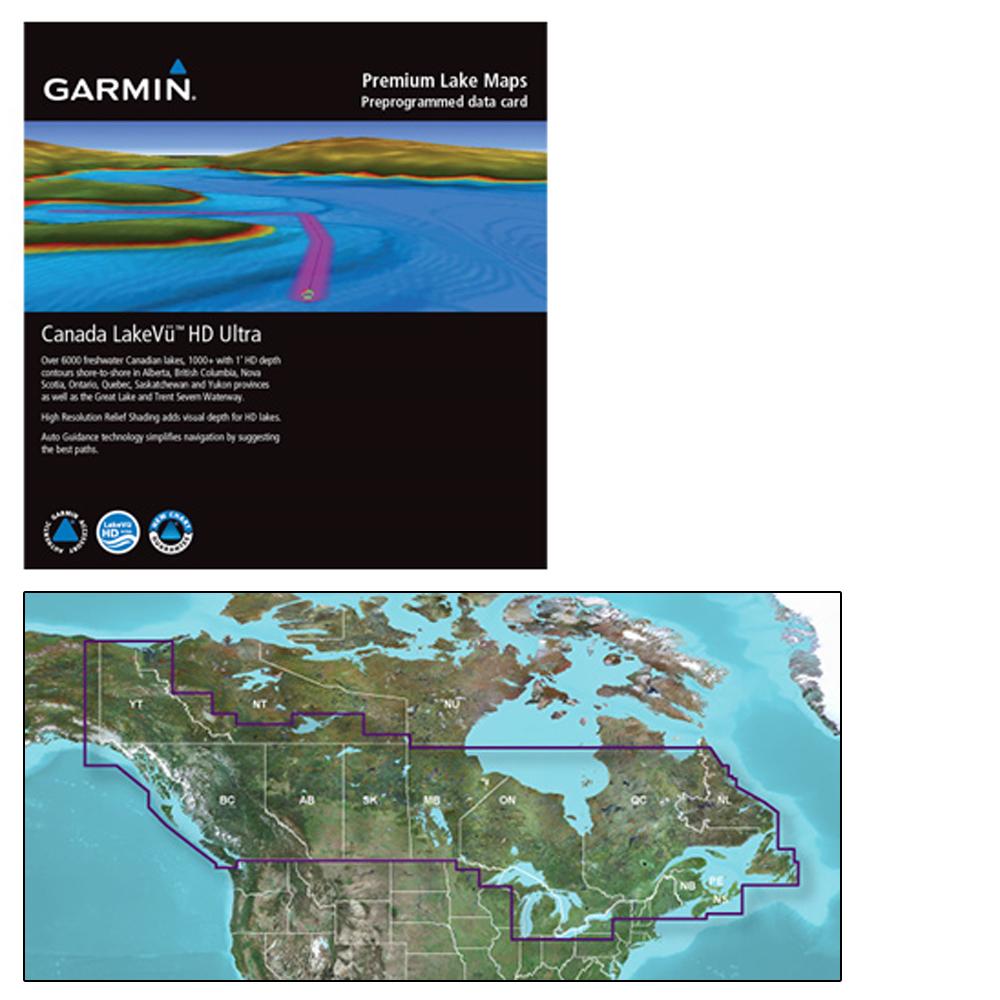 Garmin Qualifies for Free Shipping Garmin Canada LakeVu HD Ultra Chart for GPSMAP #010-C1114-00