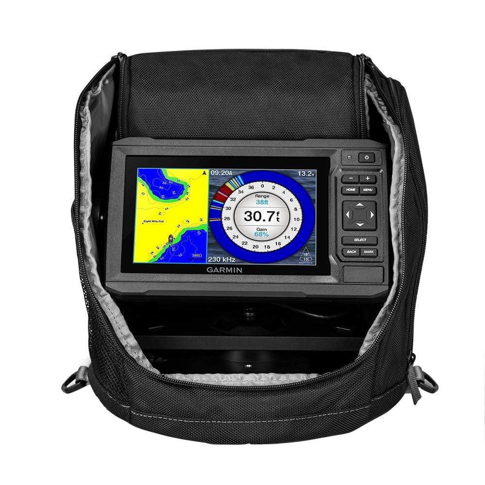Garmin Qualifies for Free Shipping Garmin ECHOMAP UHD 63cv Ice Fishing Bundle with GT8HW-IF #010-02330-15