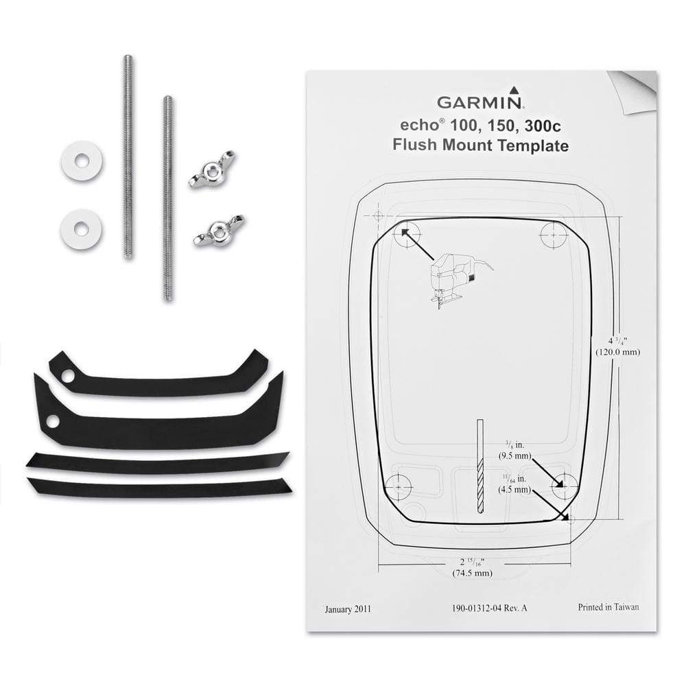 Garmin Qualifies for Free Shipping Garmin Flush-Mount Kit for echo 100/150/300c #010-11681-00