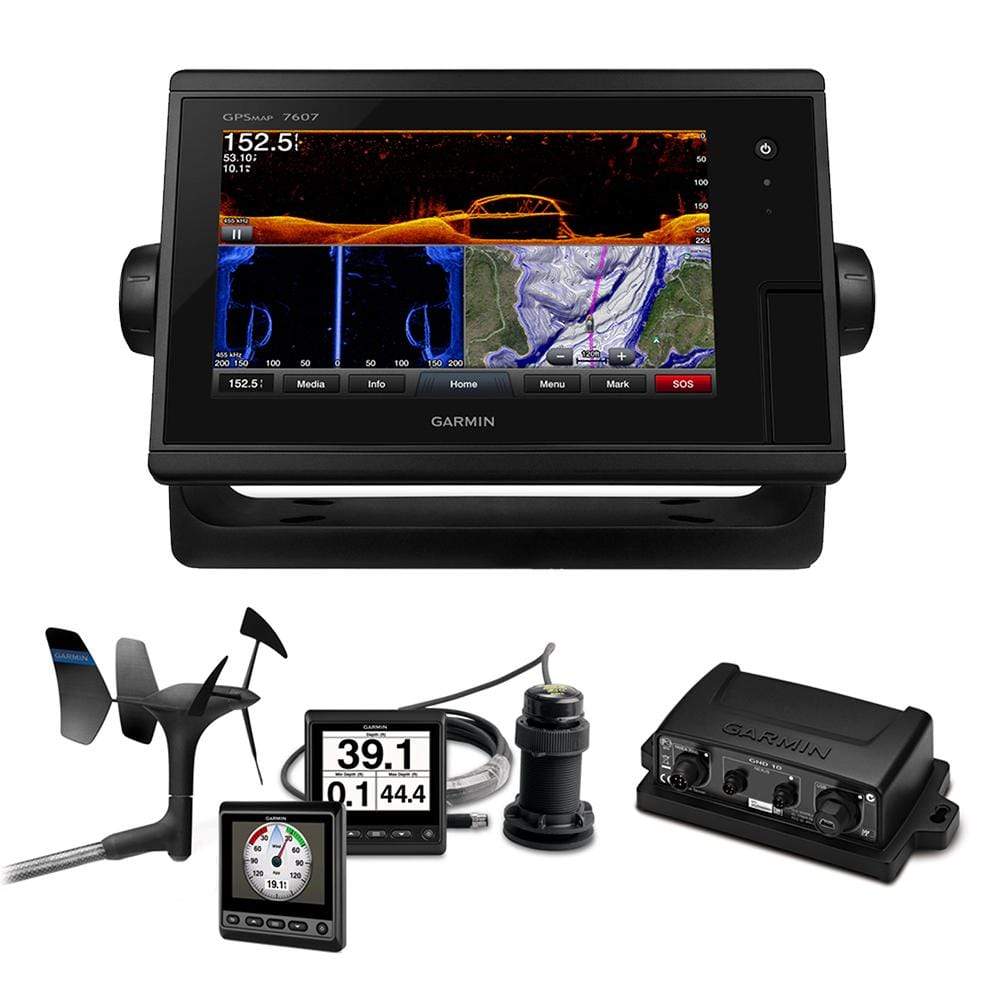 Garmin Qualifies for Free Shipping Garmin GPSMAP 7607 Sail Plus Pack Wind/Depth/Speed #010-01379-11SPP