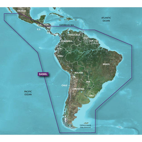 Garmin Qualifies for Free Shipping Garmin HXSA500I G2 Bluechart South America Large #010-C1067-20