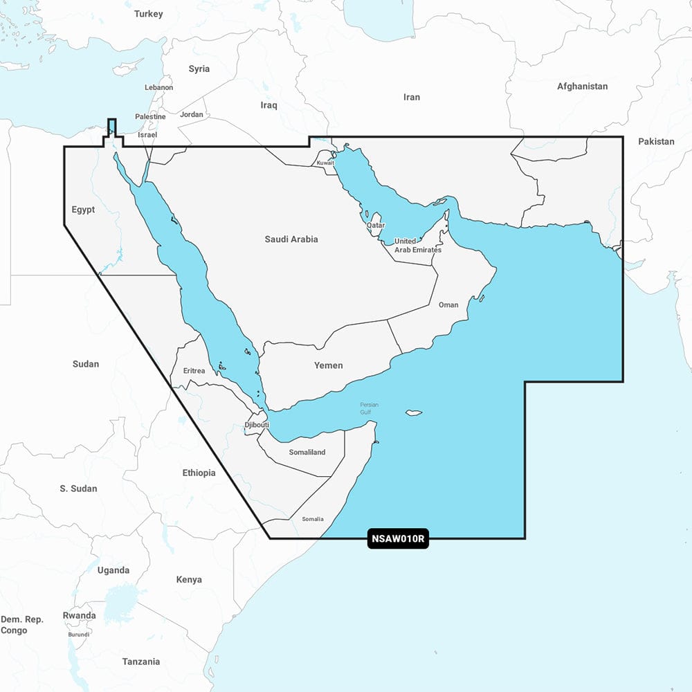 Garmin Qualifies for Free Shipping Garmin Navionics+ NSAW010R The Gulf & Red Sea #010-C1229-20